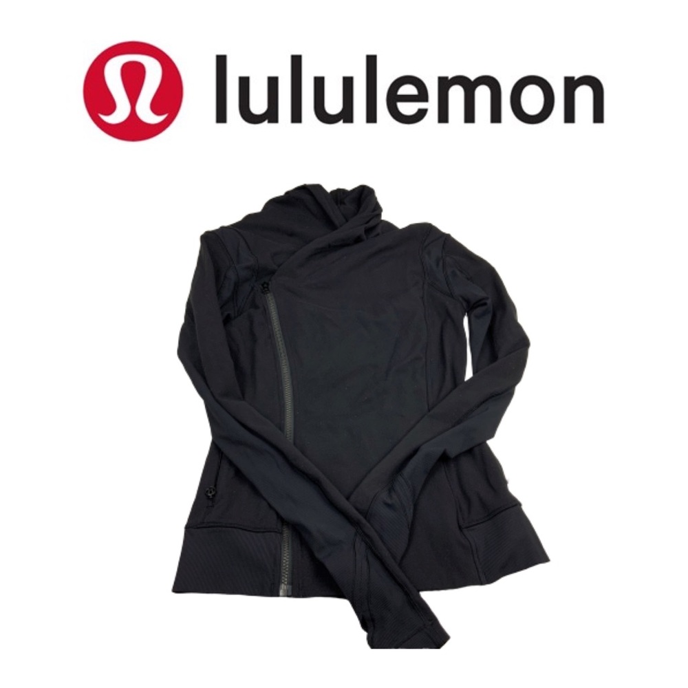 Lululemon Black Zippered Jacket. Sz 4